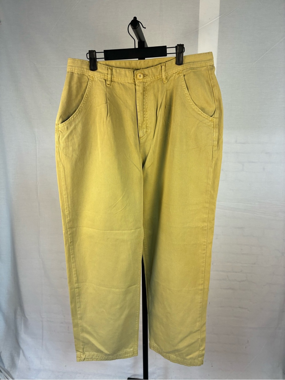 NWOT Free People Cotton Chinos High Rise Barrel Leg 14